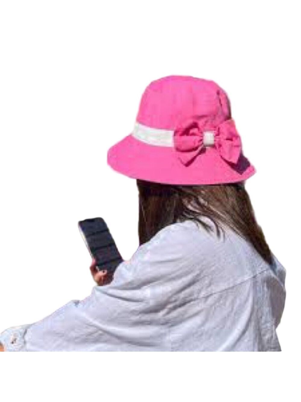 Sprigs Women’s Sun Hat with White Band and Bow